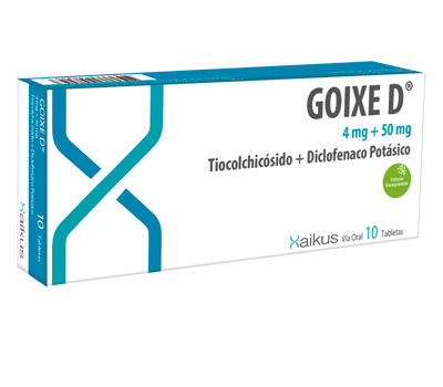 GOIXE D TABLETAS VÍA ORAL 4 MG / 50 MG