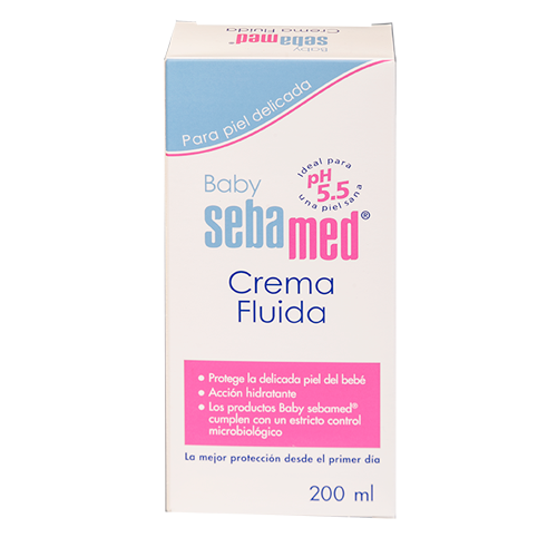 CREMA FLUIDA P/BEBE SEBAMED 200 ML