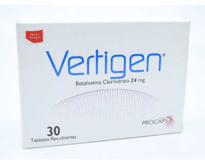 Vertigen 24 mg 30 tabletas recubiertas
