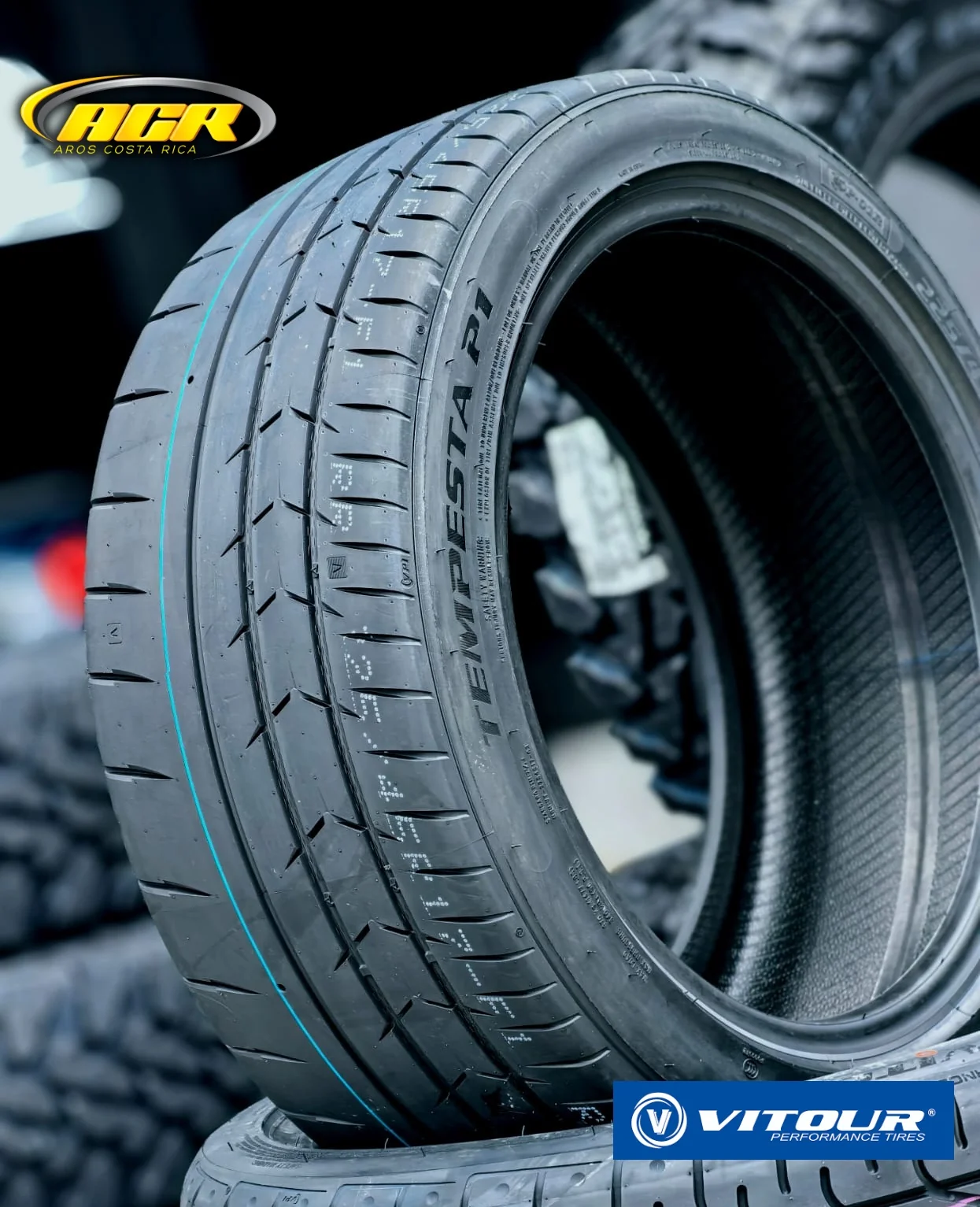 275/35R18 Vitour Tempesta P1+ TW200 (semi-slicks)