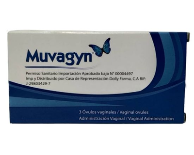 Muvagyn, Ovulos Vaginales, 3 Unidades
