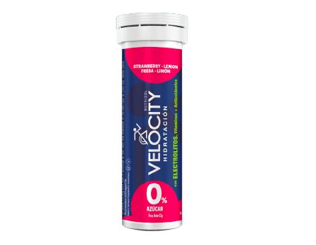 Velocity Fresa-limón x10 Tabletas efervescentes