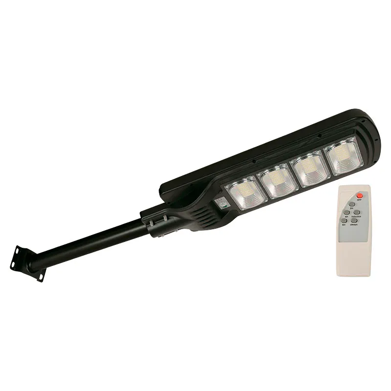 Lámpara led exterior- solar calle negro- 1 luz 200w 3.2v 6500k