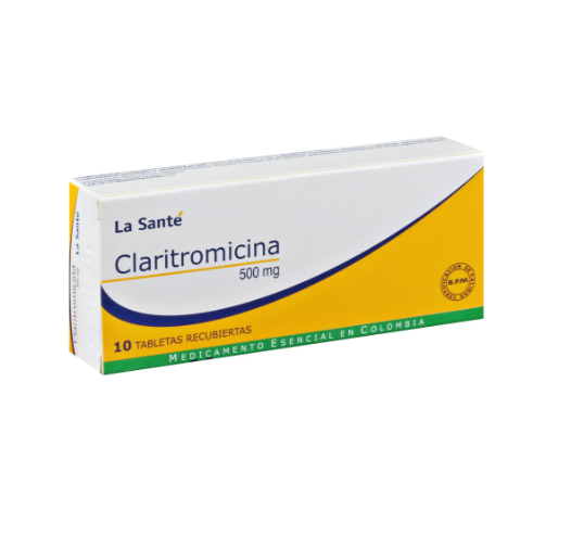 LE SANTE CLARITROMICINA 500 mg x 10 TABLETAS