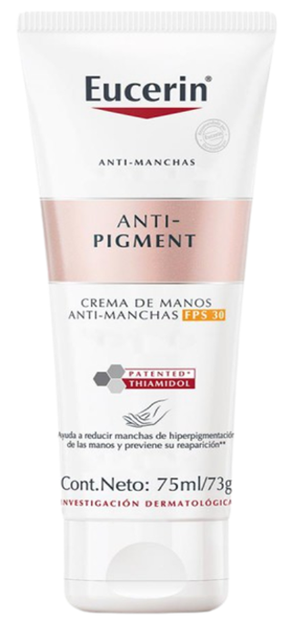 Eucerin, Anti-Pigmento Crema Para Manos Anti Manchas, FPS 30, 75 ml