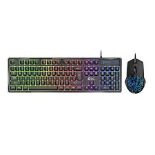TECLADO Y MOUSE GAMING RGB GENIUS SCORPION KM-GX3 ALAMBRICO USB ESPAÑOL 31330011401 NEGRO