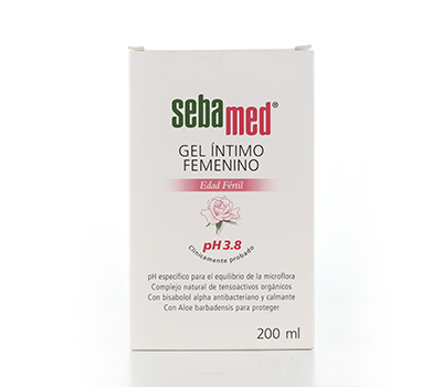 SEBAMED JABÓN INTIMO EDAD FERTIL 200 ML 1 LIQUIDO