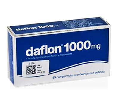 DAFLON 1000mg Tabletas Comprimidas