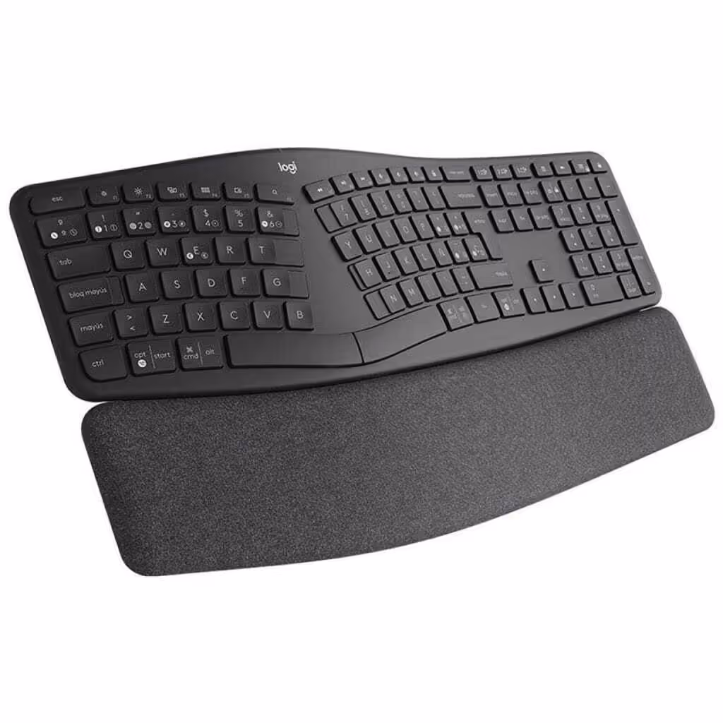 Teclado Logitech ERGO K860 Inalámbrico Color Negro En Español