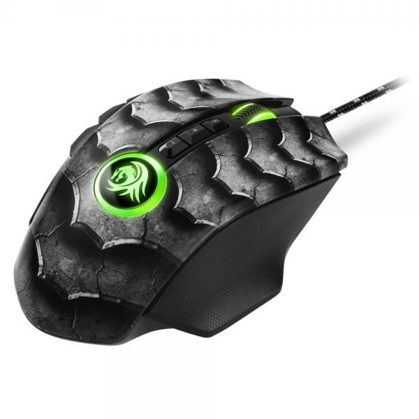 MOUSE SHARKOON DRAKONIA II NEGRO