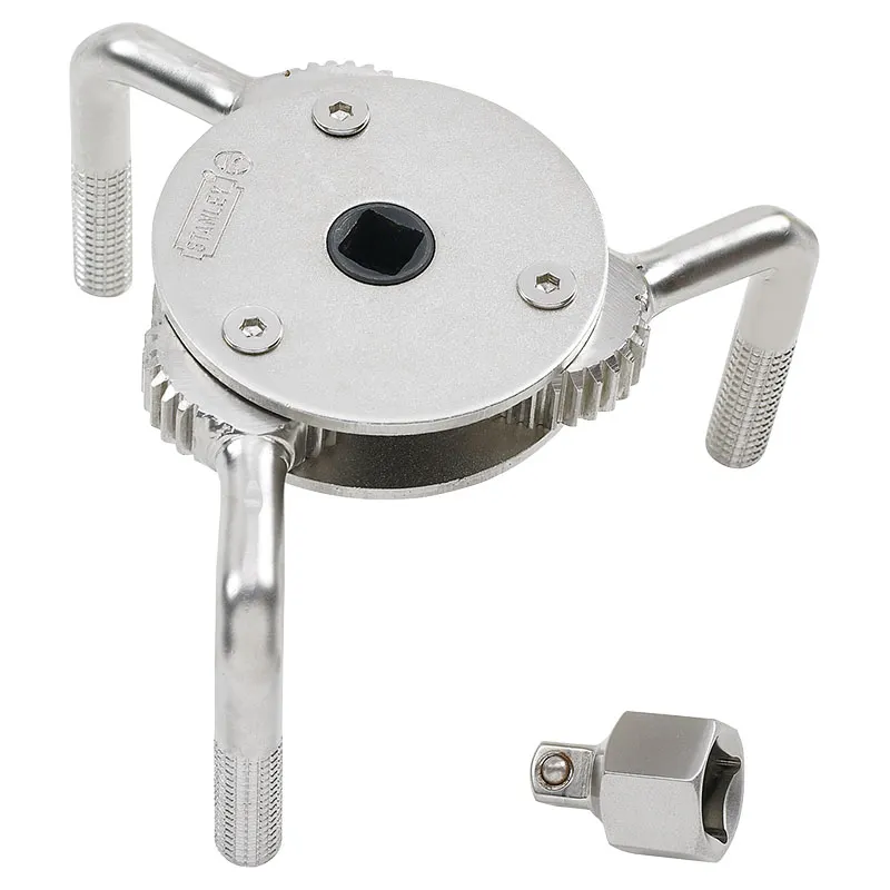 Llave ajustable para filtro de aceite de 3 brazos 2 1/2" a 4 3/8"