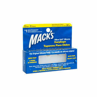 Tapones para oidos Macks de silicón 2 pares
