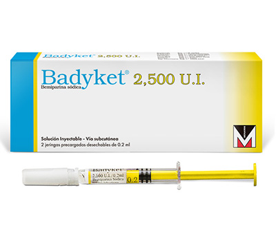 BADYKET 2500 UI INYECTABLE