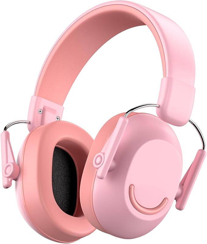 Protectores Auditivos Infantiles Link Dream – Orejeras o auricular Antirruido para Niños SNR 30 dB (3 a 16 años), rosado