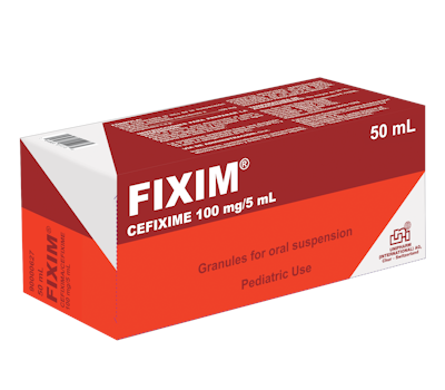 FIXIM 100 mg SUSPENSIÓN 50 ml