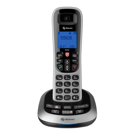 Teléfono inalámbrico DECT 6.0, con contestadora automática