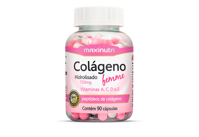 MAXINUTRI COLÁGENO HIDROLIZADO FEMME 90 CÁPSULAS