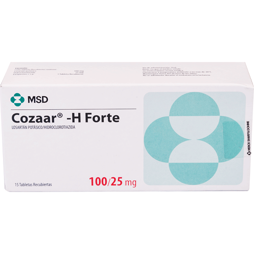 COZAAR H.FORTE TABLETAS 100MG / 25MG