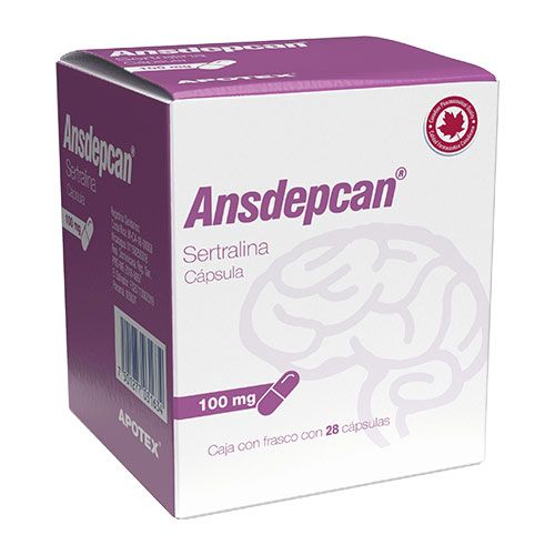 ANSDEPCAN 100 MG X 28 CAPS
