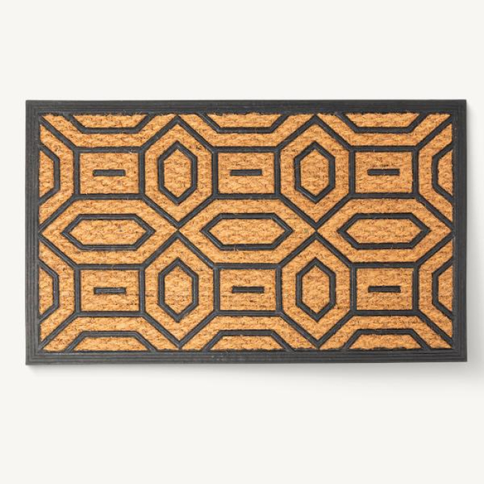 ALFOMBRA 45X75CM CAFE CONDOR FIBRA DE COCO Y CAUCHO DC INTERIORS