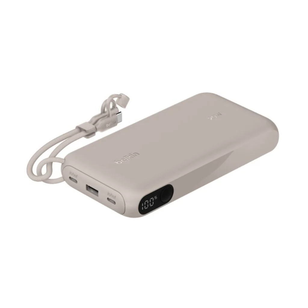 Belkin Power Bank Batería Externa BoostCharge 20K con Pantalla, BPB028fq