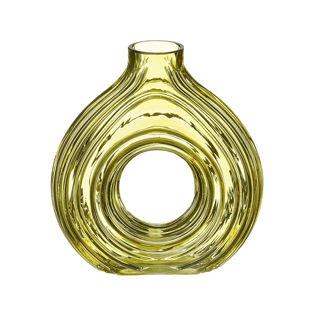 Florero decorativo de vidrio 1 cm sophie verde
