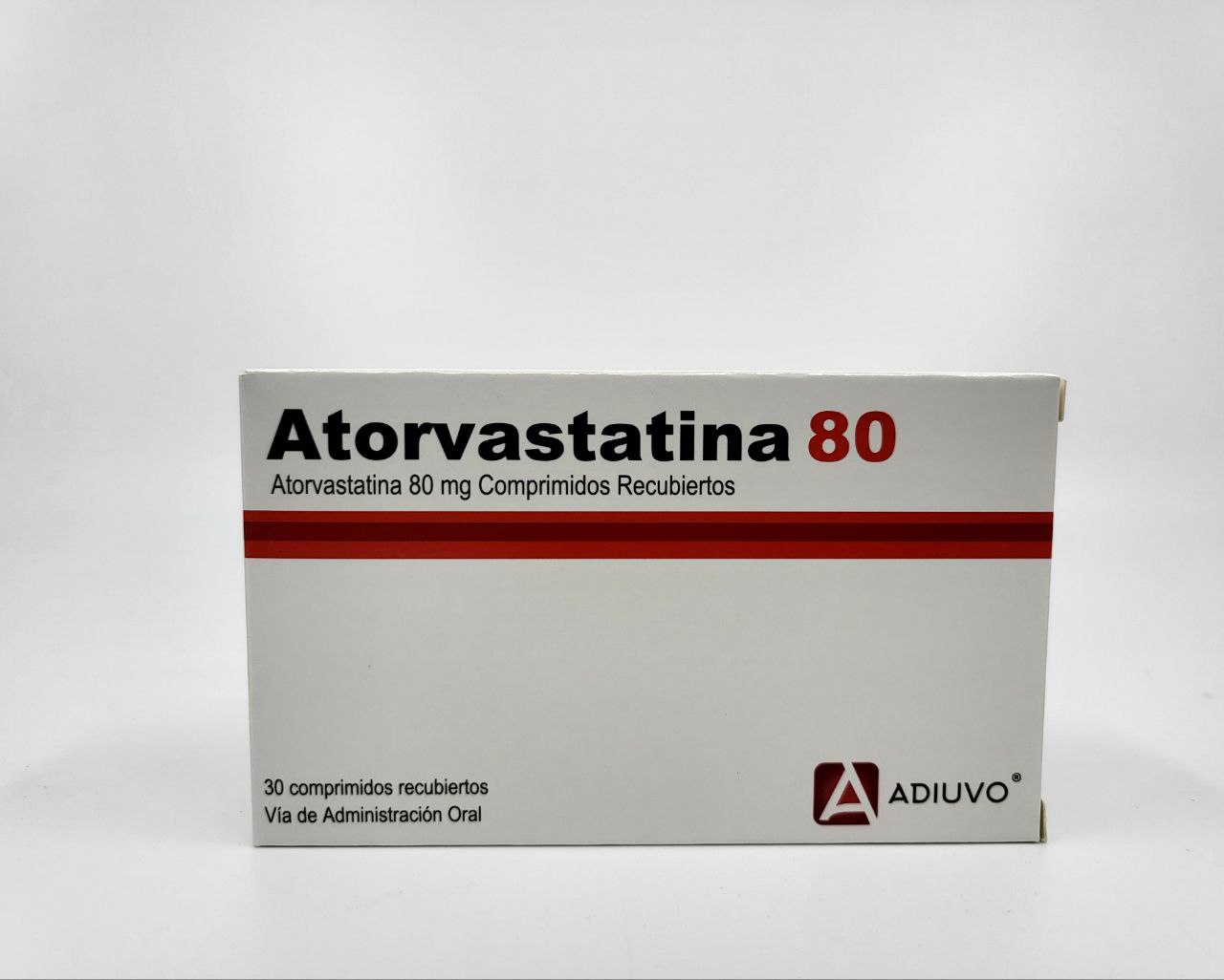 Atorvastatina Adiuvo, 80 mg, 30 comprimidos recubiertos