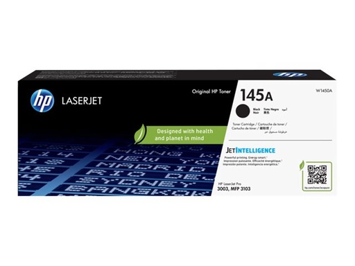 Cartucho de Tóner Negro HP LaserJet 145A 500g W1450A