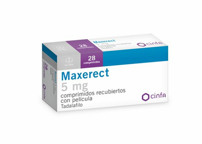 Maxerect 5 mg 28 tabletas
