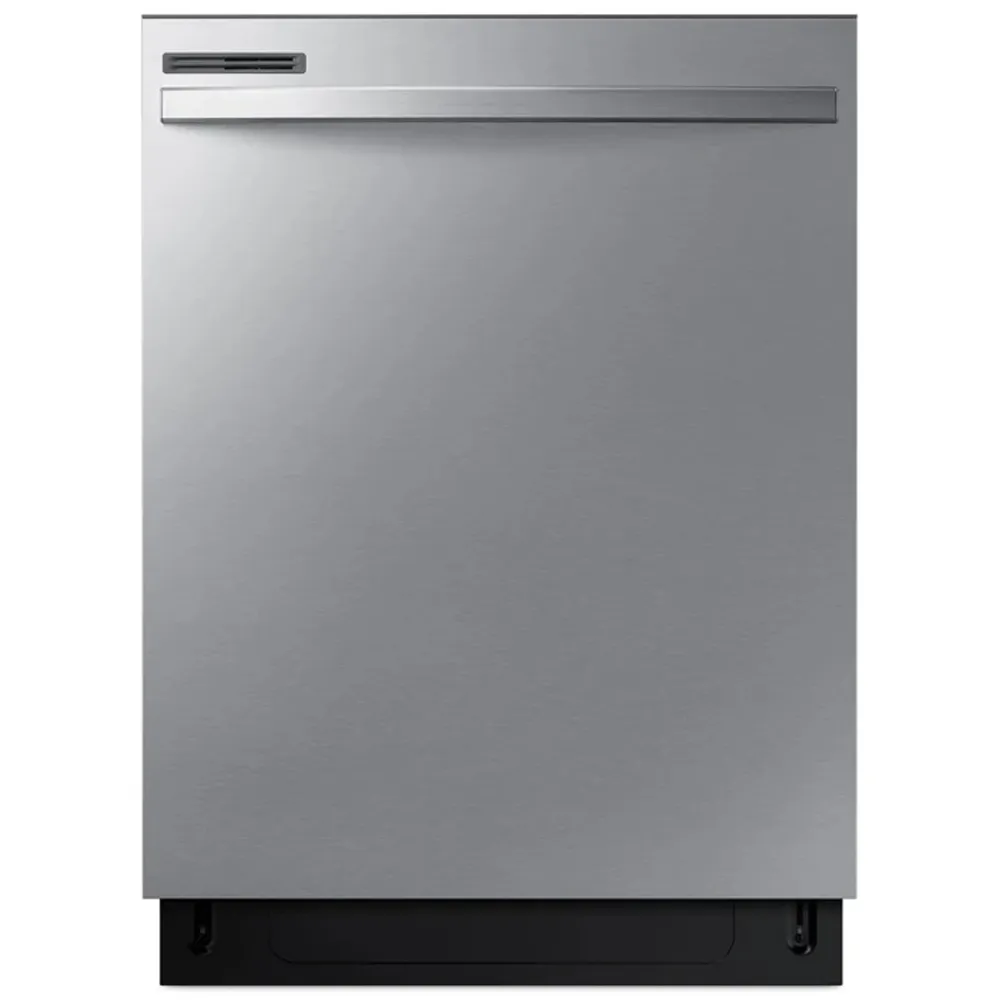 Lavavajillas Samsung resistente a huellas dactilares de 61 cm (24") con rejilla regulable en altura en acero inoxidable