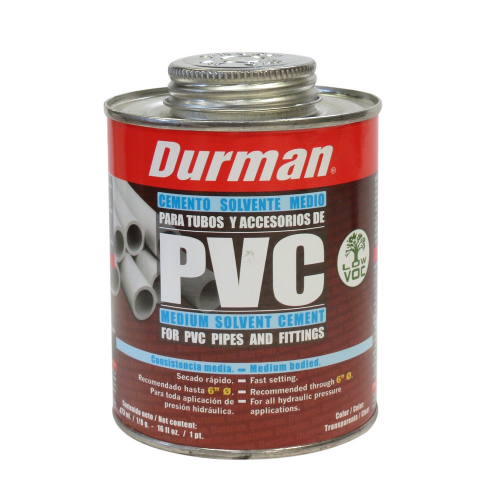 Pegamento gris pvc agua fria 1-8 galon