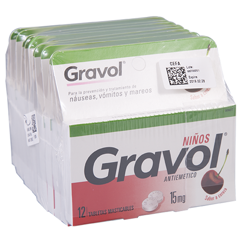 GRAVOL AMPOLLAS 50 MG / 1 ML
