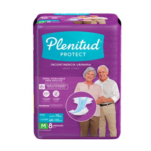 PAÑALES ADULTO PLENIT MED 8 UNID
