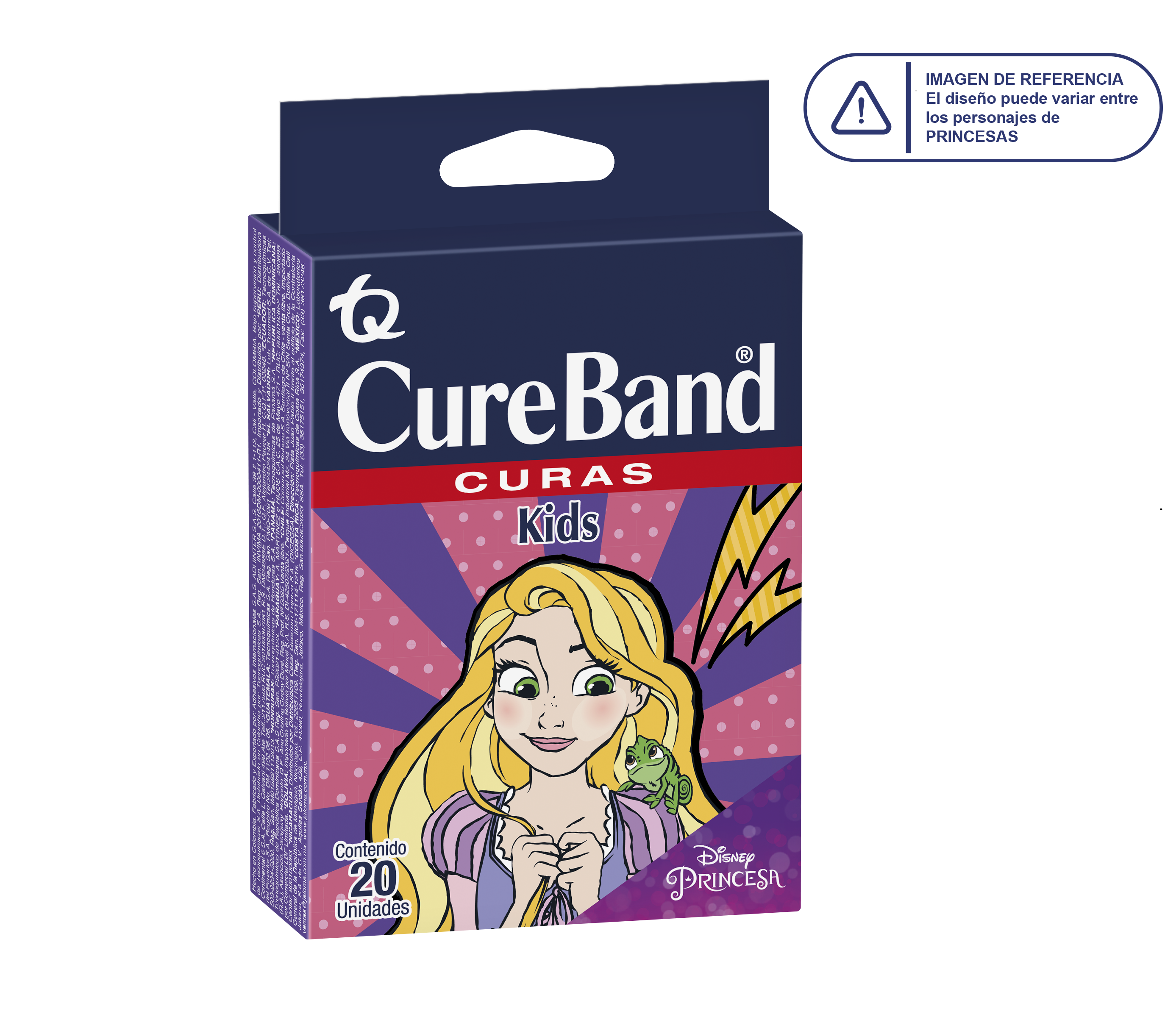 Cureband curas niñas x20 unidades