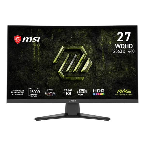 MONITOR GAMING MSI MAG 275CQDF X24 27" CURVA WQHD 240HZ VA FREESYNC PREMIUM 9S6-3CE91H-027
