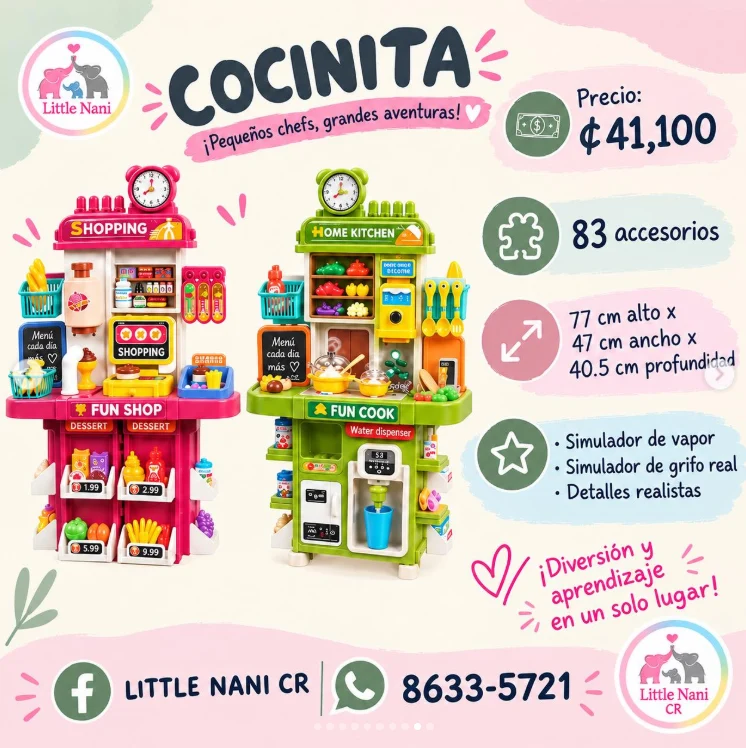 Cocina plástica 10-161 o 10-162