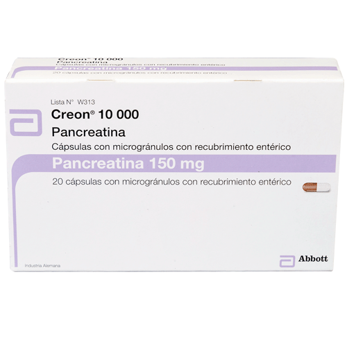 CREON CAPSULAS 150 MG