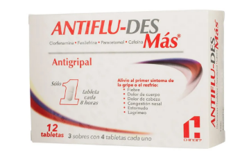 Antiflu-Des Mas 4 tabletas