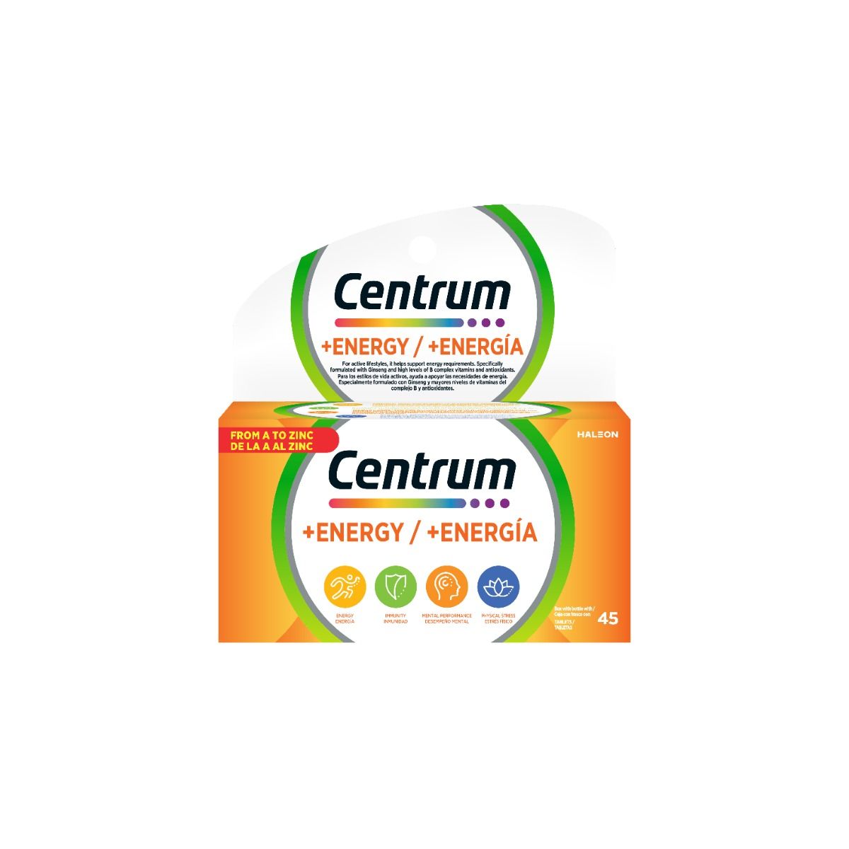 CENTRUM +ENERGIA X45 TABS