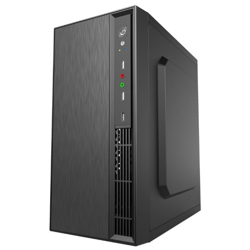 Gabinete Nova CM06H1RA001C Mini Tower, Micro ATX, Ventiladores