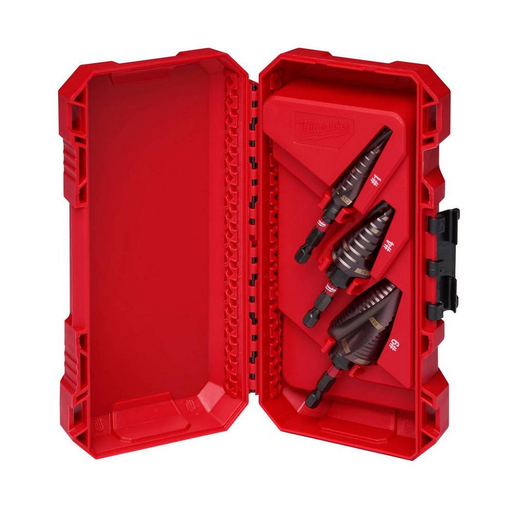 Set de broca escalonada hss 48-89-9257 3 piezas