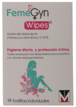 Femegyn, WIPES Higiene Intima diaria, 14 sobres