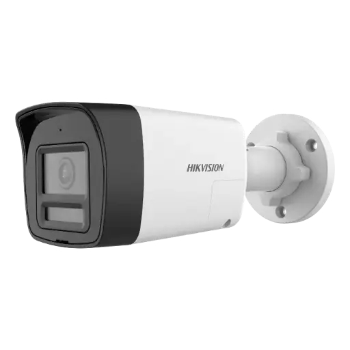 Cámara de Seguridad Hikvision - Surveillance camera - 2MP Two Way Audio & Siren Fi DS-2CE16D0T-LXTS