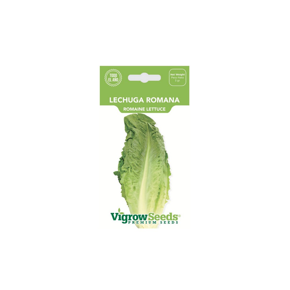 Semilla de lechuga romana 1.75 g