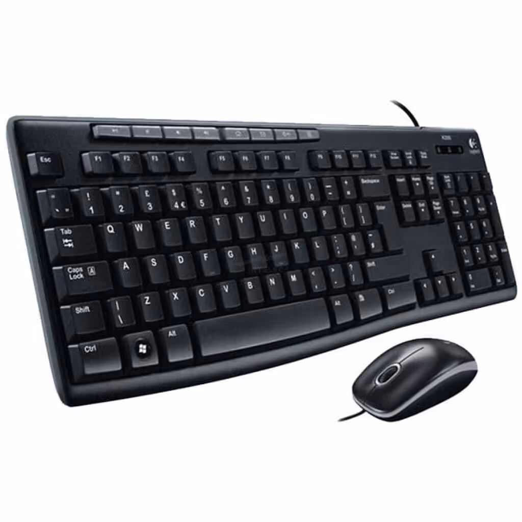 TECLADO Y MOUSE LOGITECH MULTIMEDIA MK200 (USB/920-002716)