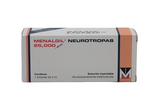 MENALGIL NEUTROPAS 25.000 x 1 AMPOLLA