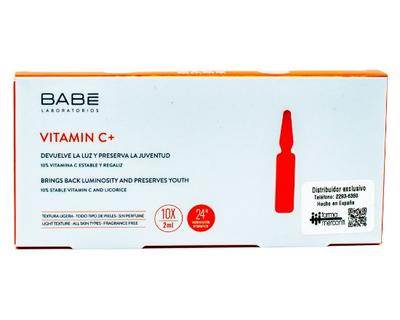 Babe Vitamina C+ 10 ampollas 2 ml