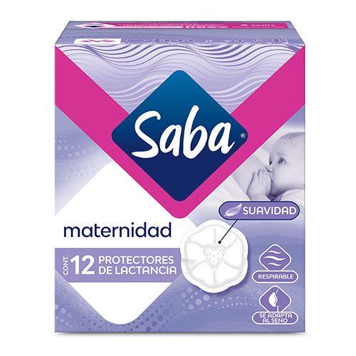 SABA PROTECTORES DE LACTANCIA PARA MATERNIDAD X 12’S