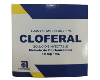 Cloferal, 10 mg/1 ml, 1 de 10 inyectable