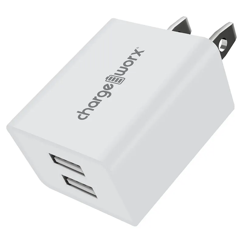Cargador blanco doble puerto Charge worx